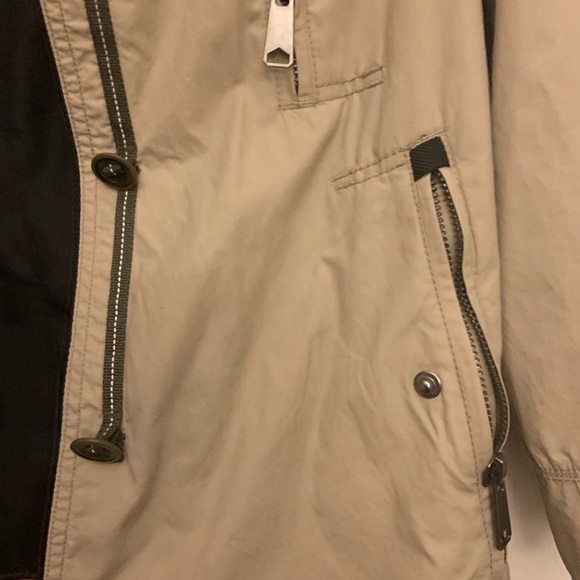 L’atelier nylon trench coat beige with black nylon lining worn once XS - Picture 2 of 13